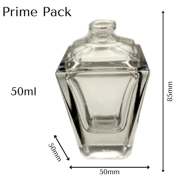 PPB29-50: Amazing Modern Square Base Perfume Bottle 50 ml - Image 3