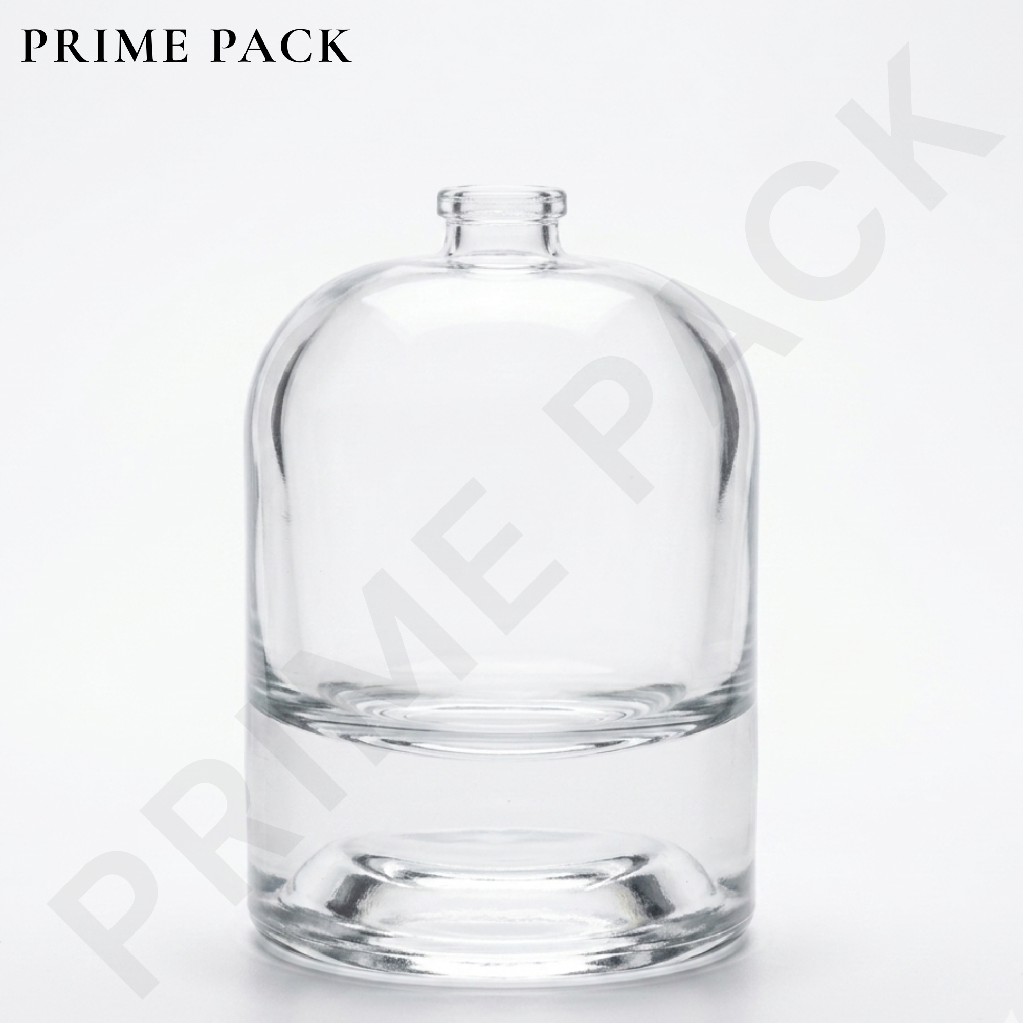CLEAR GLASS PERFUME BOTTLE – ROUNDED TOP BOTTLE
