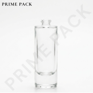 CLEAR GLASS PERFUME BOTTLE – ROUND BOTTLE