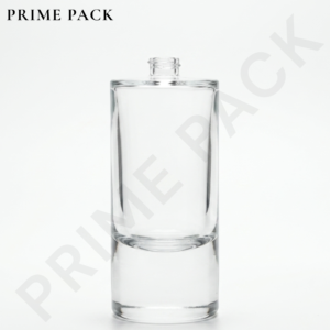 CLEAR GLASS PERFUME BOTTLE – ROUND BOTTLE