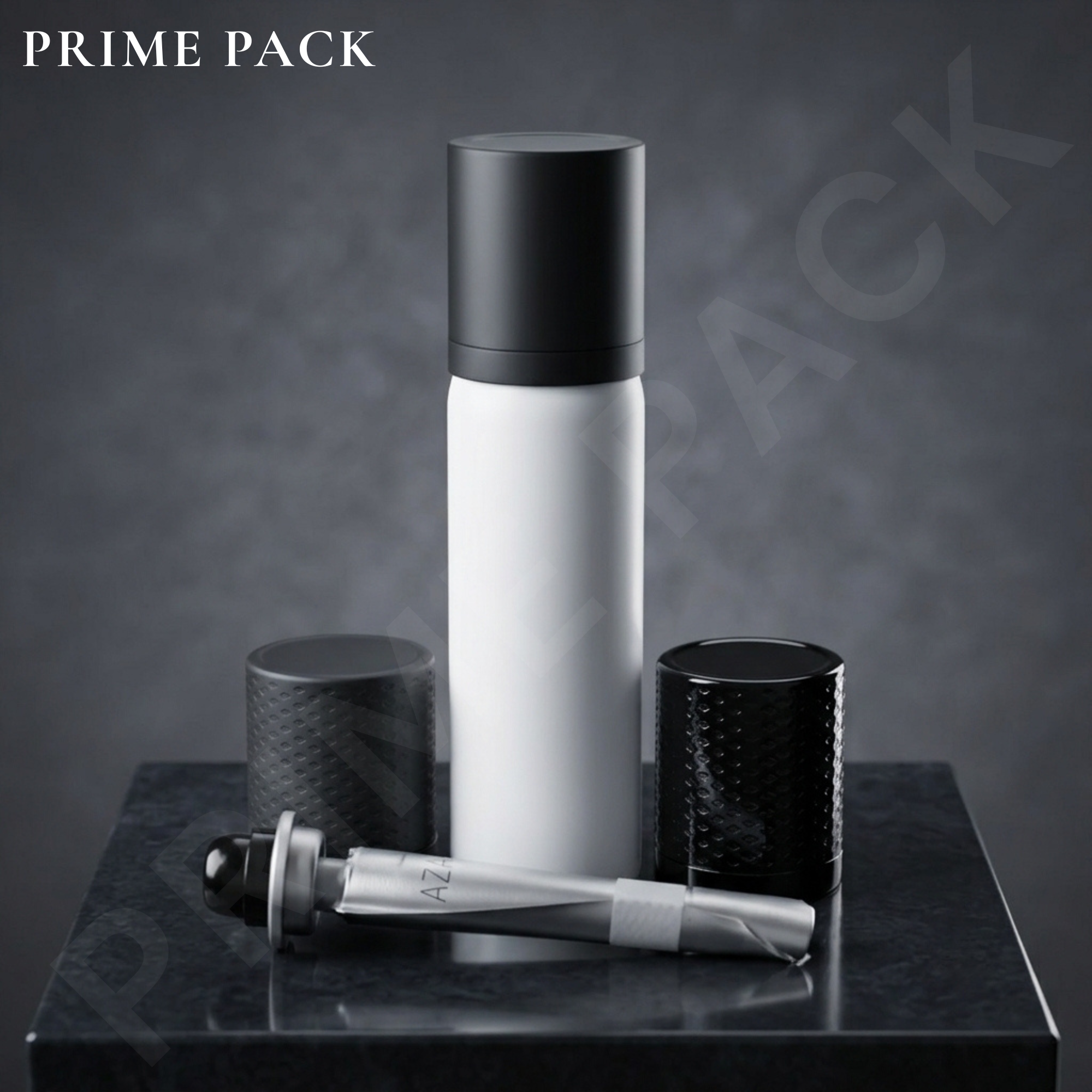 Exclusive All Over Spray Set Round Shoulder — BOV Collection | PP Glossy Black Design Cap (PPAOS24-PPGBD) - Image 6